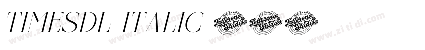 TimesDL Italic字体转换 TimesDL Italic字体转换